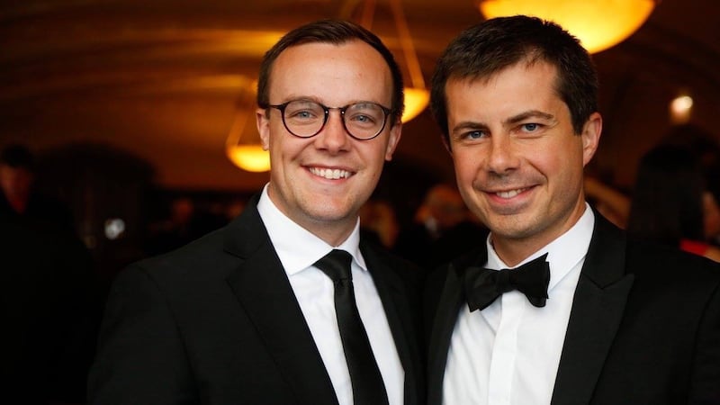 Chasten Glezman and Pete Buttigieg