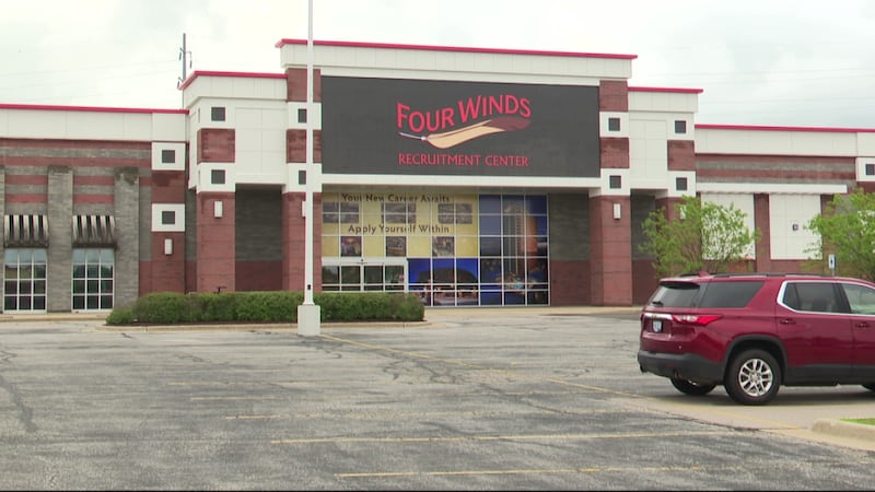 The center in Erskine Plaza will be used to help find candidates to work at the casino.