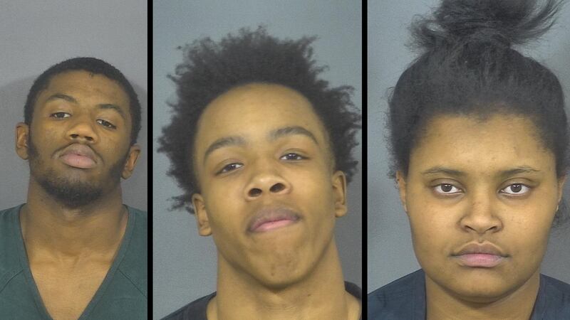 Tyreik Williams, Jeremiah Ware and Symone Berry