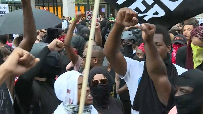 FILE: Protesters are seen in this file photo. Sought-after improvements haven't materialized...