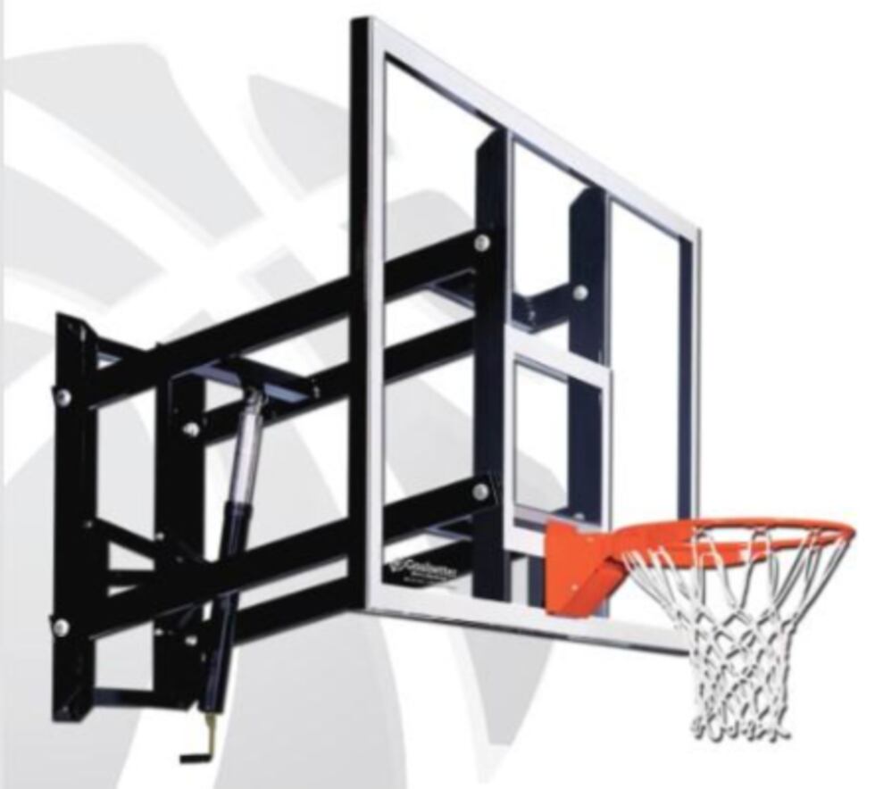 The recalled wall-mounted hoop from Goalsetter.