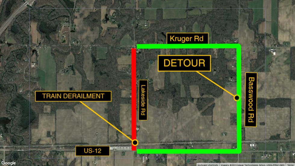 Lakeside Road will be closed to traffic between US-12 and Kruger Road for multiple days to...